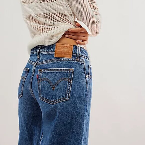 Levi's Low Loose Jeans Color Real Recognize Real Regular Fit - Picture 5 of 5